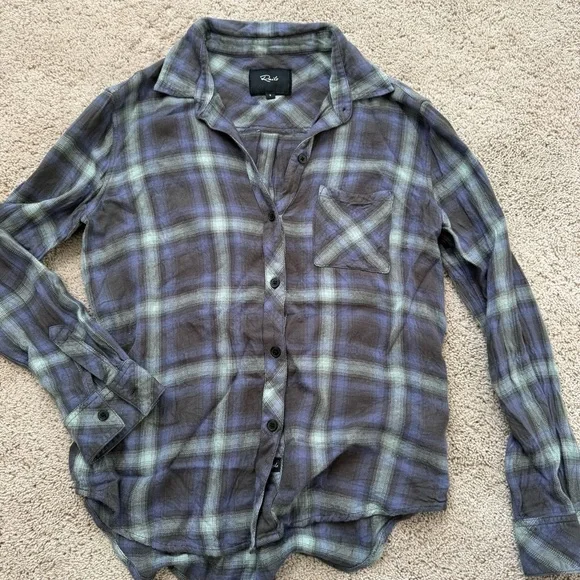 Rails Plaid Button Down Shirt S - Picture 2 of 8